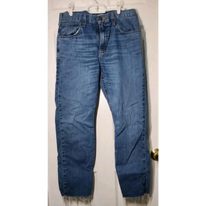 Carhartt BD2804‑M Rugged Flex Jeans Mens 33x32 Blue Relaxed Fit Workwear Stretch